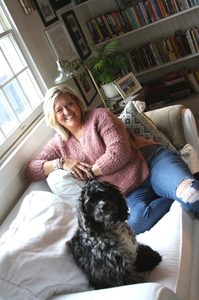 Cindy DeBoer and her dog